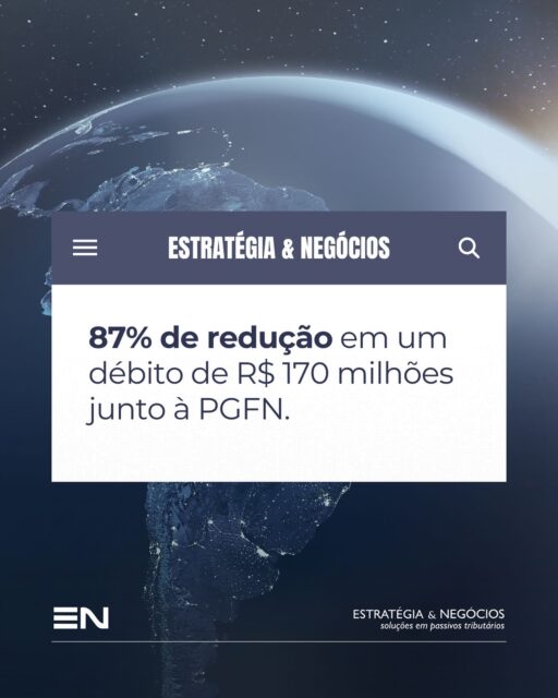 Com foco em análise precisa e atuação estratégica, geramos uma redução de 87% em um débito de R$ 170 milhões junto à Procuradoria-Geral da Fazenda Nacional (PGFN).
Um resultado que evidencia como a combinação entre expertise jurídica, negociação estruturada e visão de negócio pode transformar passivo em oportunidade.
Acompanhe a Estratégia & Negócios e veja como decisões inteligentes podem gerar impacto real para empresas e grupos econômicos.
#EstratégiaeNegócios #PGFN #GestãoEmpresarial #DireitoTributário