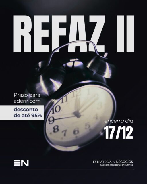 O Refaz II entrou na fase decisiva e muitas empresas ainda não conseguiram avançar por falta de apoio técnico. Além do prazo curto, cada situação fiscal exige uma análise específica para garantir que a adesão faça sentido e traga o melhor resultado possível.
Na Estratégia & Negócios, olhamos além do formulário. Avaliamos cenários, organizamos informações e orientamos o melhor caminho para que sua empresa não só entre no programa, mas faça isso de forma estratégica e segura.
Se sua empresa ainda não iniciou ou está com dúvidas sobre como avançar, nossa equipe está pronta para acompanhar todo o processo.
Entre em contato e garanta uma adesão correta e dentro do prazo.
#EstratégiaeNegócios #Refaz2025 #RegularizaçãoFiscal