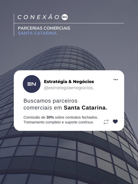 Parcerias Comerciais | Santa Catarina
Buscamos parceiros para ampliar oportunidades e gerar novos negócios.

✔Comissão de 30%
✔Treinamento completo
✔Suporte contínuo

As melhores decisões nascem das parcerias certas.
Estratégia & Negócios

#EstrategiaeNegócios #Negociacaodedividas #santacatarina