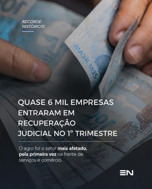 Nem toda empresa em crise precisa entrar em Recuperação Judicial. Existe outro caminho.
Em 2025, o Brasil registrou 2.466 pedidos de recuperação judicial, 13% a mais que no ano anterior. Pela primeira vez, o agronegócio liderou, com 743 casos.
Mas existe uma realidade que os números não mostram: empresas com dívidas elevadas, caixa pressionado e certidões comprometidas que ainda podem reestruturar seus passivos fora da RJ.

É exatamente onde atuamos.

Na Estratégia & Negócios, estruturamos negociações com base no fluxo de caixa, faturamento e capacidade real da empresa, buscando reduzir a pressão financeira, alongar prazos e preservar o caixa. Antes da Recuperação Judicial, existe estratégia. E, muitas vezes, existe um caminho.

#EstratégiaeNegócios #RecuperaçãoJudicial #NegociaçãoDeDívidas #ReestruturaçãoFinanceira